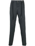 drawstring-waist lyocell-linen chino trousers